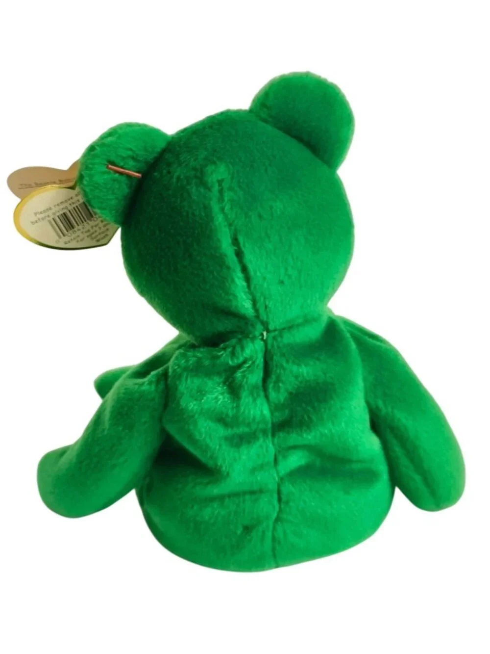 Ty Beanie Baby Erin The Irish Bear Plush MWMT Shamrock Green 1997 Collectible